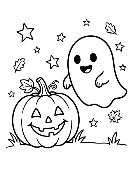 Halloween haunted house and bats coloring page for kids