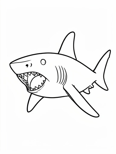 Shark Coloring Page coloring page